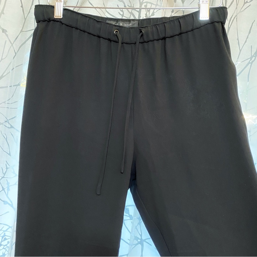 Rag & Bone elastic drawstring waistband high rise waisted skinny leg dress pants - Picture 5 of 12